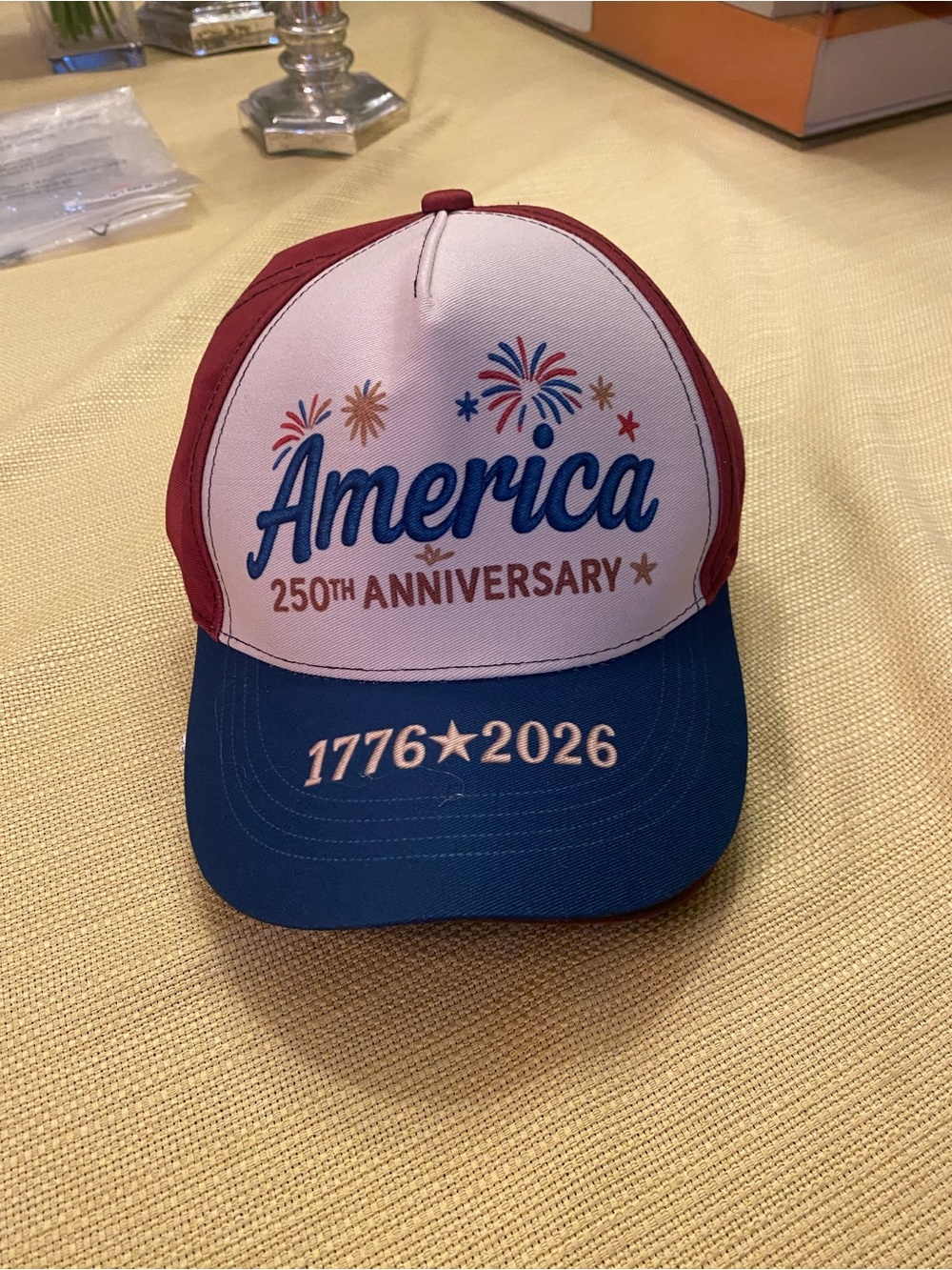 America 250th Anniversary Unisex Hat - Red White Blue